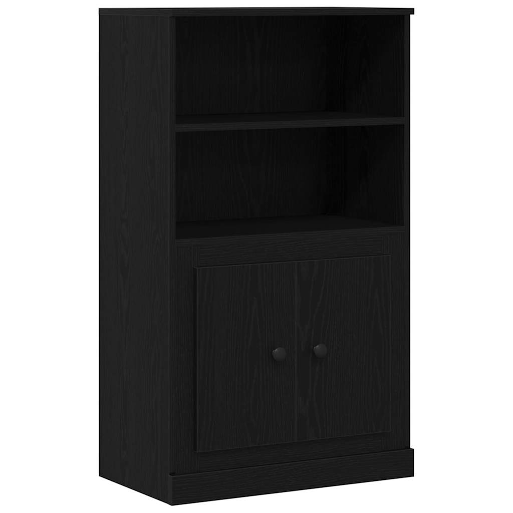 Highboard Schwarze Eiche 132x35,5x103,5 cm Ingenieurholz